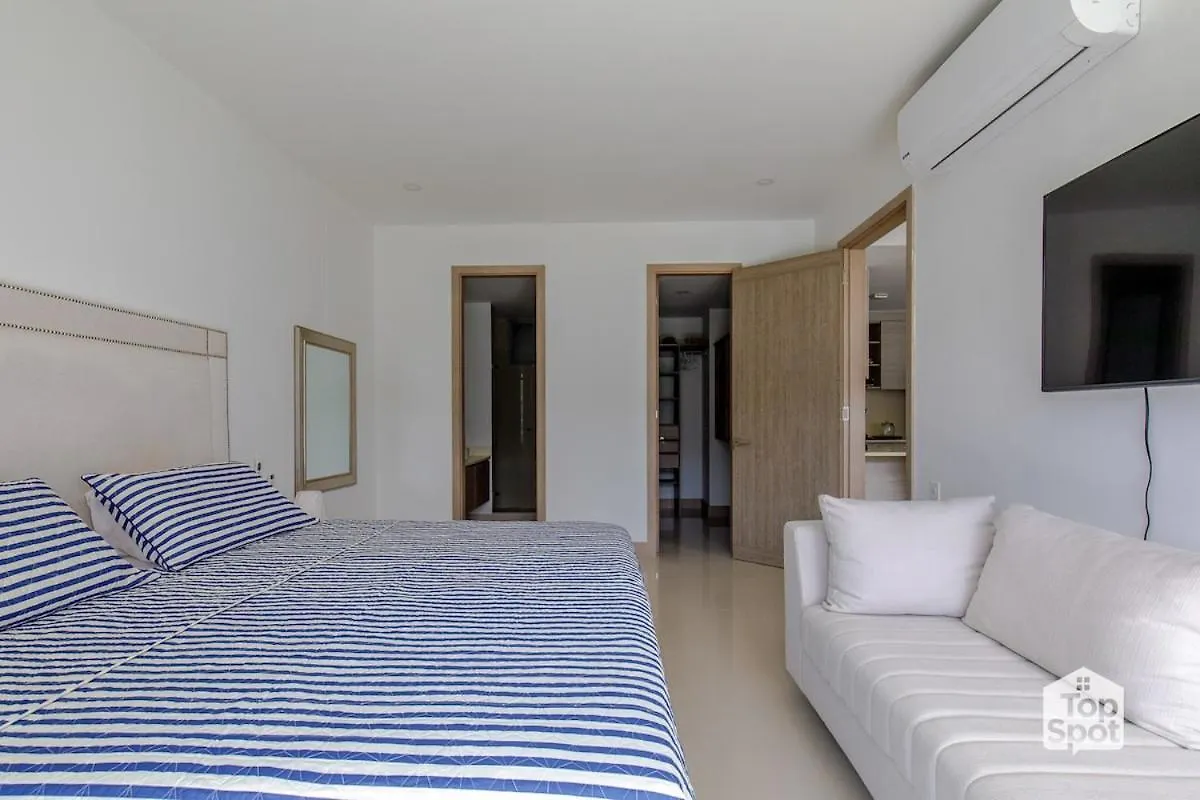 Apartment Oceanfront Topspot In Cartagenas Best Beach Colombia