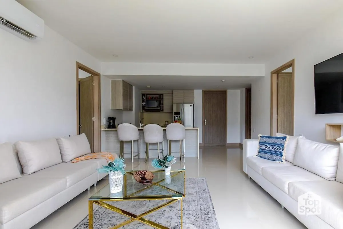 Oceanfront Topspot In Cartagenas Best Beach Apartment